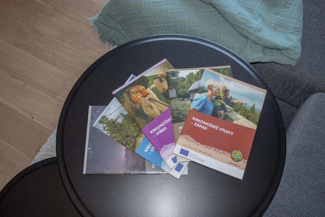 Enjoyharrachov - Atraktivni Slunny Klimatizovany Apartman 14 V Centru Harrachova Se Saunou, Parkovanim, Wifi-Wlan, Sat, Herni Konzoli, Pc S Win 10, Netflix Zdarma A Moznosti Dobijeni Auta S Jedinecnym Vyhledem Na Certovu Horu Se Skokanskymi Mustky Εξωτερικό φωτογραφία
