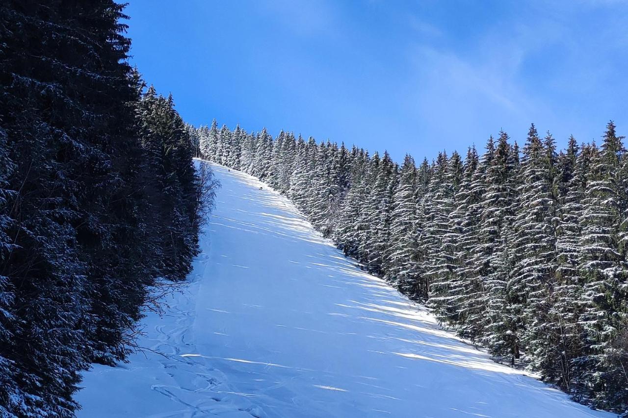 Enjoyharrachov - Atraktivni Slunny Klimatizovany Apartman 14 V Centru Harrachova Se Saunou, Parkovanim, Wifi-Wlan, Sat, Herni Konzoli, Pc S Win 10, Netflix Zdarma A Moznosti Dobijeni Auta S Jedinecnym Vyhledem Na Certovu Horu Se Skokanskymi Mustky Εξωτερικό φωτογραφία
